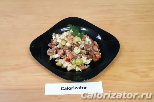 Салат с тунцом и овощами ПП Салат с тунцом и овощами ПП