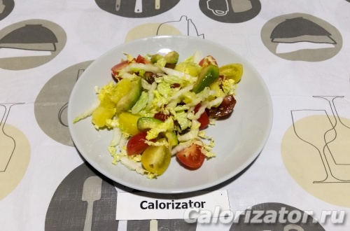 Картофельный салат с авокадо и черри Картофельный салат с авокадо и черри