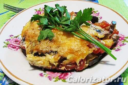 Баклажаны с сыром и грибами Баклажаны с сыром и грибами