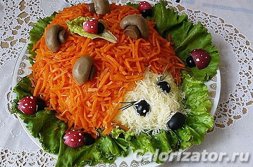 Салат Ёжик Салат Ёжик