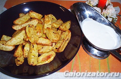 Картофель печеный с травами Картофель печеный с травами