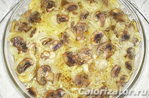 Картофель с грибами в СВЧ Картофель с грибами в СВЧ