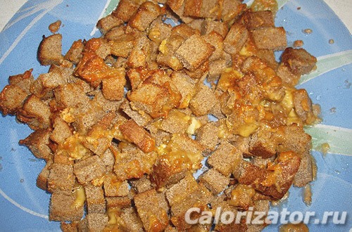 Гренки с чесноком Гренки с чесноком