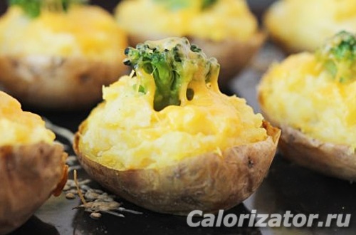 Фаршированный запеченный картофель Фаршированный запеченный картофель
