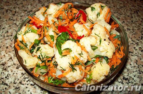 Цветная капуста по-корейски Цветная капуста по-корейски