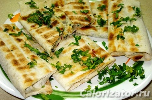 Лаваш с сыром на углях Лаваш с сыром на углях