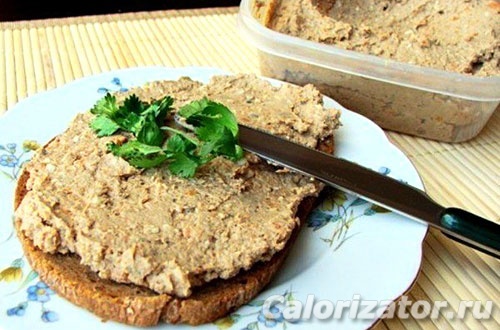 Куриный печеночный паштет Куриный печеночный паштет