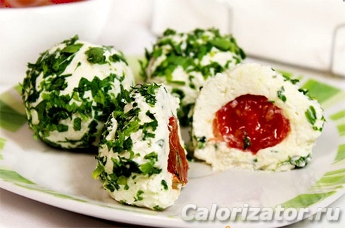 Сырная закуска с помидорами Сырная закуска с помидорами