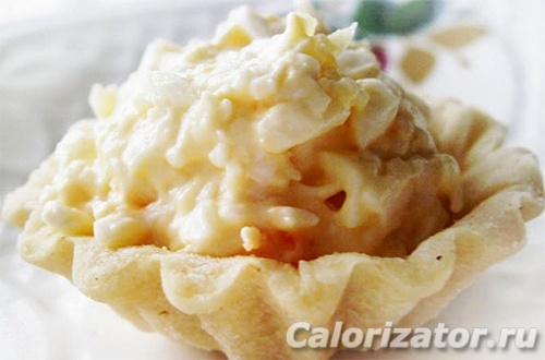 Тарталетки с сырной закуской Тарталетки с сырной закуской