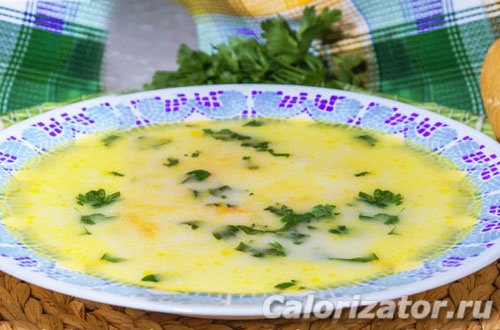 Сырный суп с курицей Сырный суп с курицей