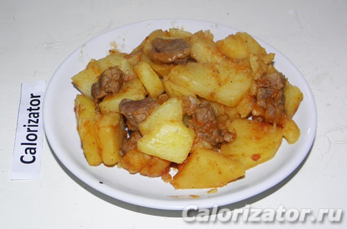 Тушеная картошка в мультиварке Тушеная картошка в мультиварке