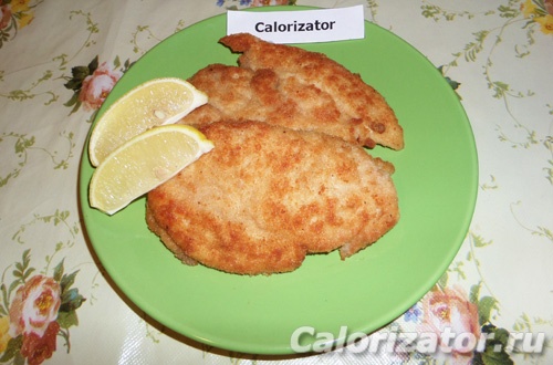 Куриный шницель с лимоном Куриный шницель с лимоном