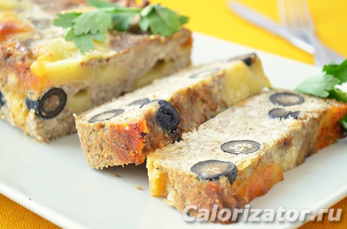 Куриная буханка с моцареллой Куриная буханка с моцареллой