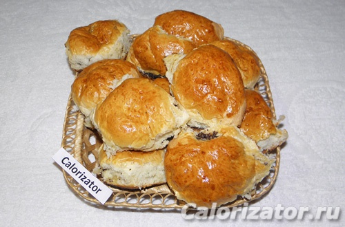 рецепт булочки калорийной с изюмом рецепт булочки калорийной с изюмом