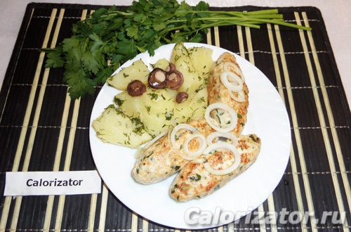 Люля кебаб из куриного филе Люля кебаб из куриного филе
