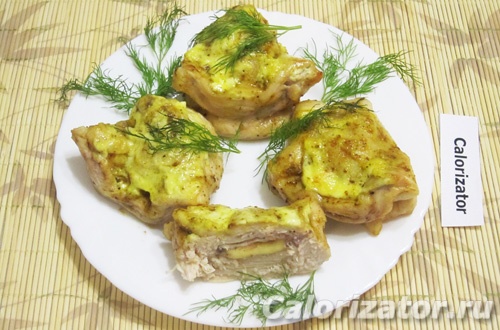 Куриные кармашки с начинкой Куриные кармашки с начинкой