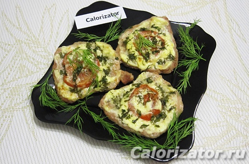 Отбивные из свинины с овощами Отбивные из свинины с овощами