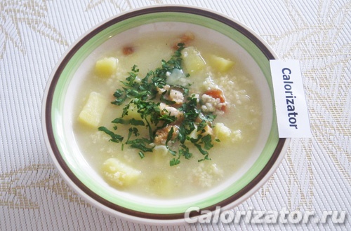 Кулеш с салом Кулеш с салом