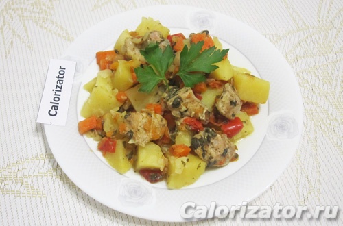 Рагу с мясом в мультиварке Рагу с мясом в мультиварке