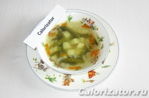 Суп из зеленой стручковой фасоли Суп из зеленой стручковой фасоли