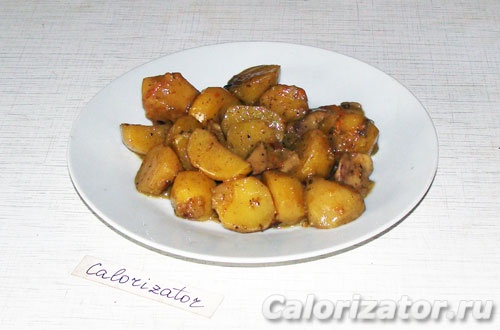 Тушеный картофель с ассорти из грибов Тушеный картофель с ассорти из грибов