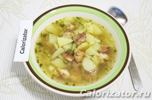 Быстрый картофельный суп Быстрый картофельный суп