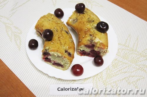 Вишневый кекс с ореховой карамелью Вишневый кекс с ореховой карамелью