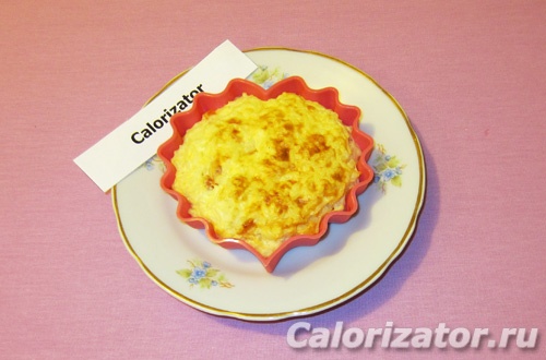 Рисовая запеканка с творогом и курагой Рисовая запеканка с творогом и курагой