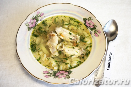 Суп с куриными крылышками Суп с куриными крылышками