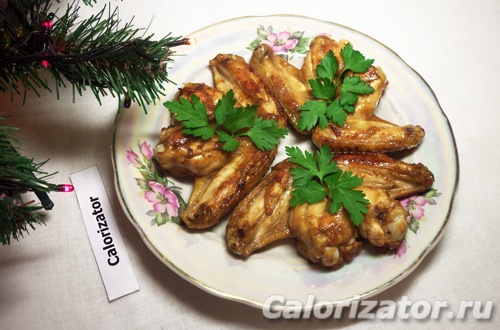 Куриные крылышки с мёдом Куриные крылышки с мёдом