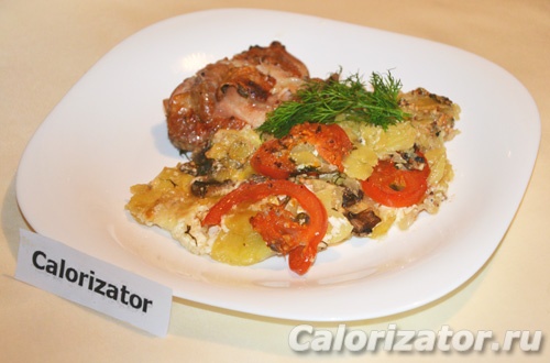 Куриные бедра с картофелем в духовке Куриные бедра с картофелем в духовке