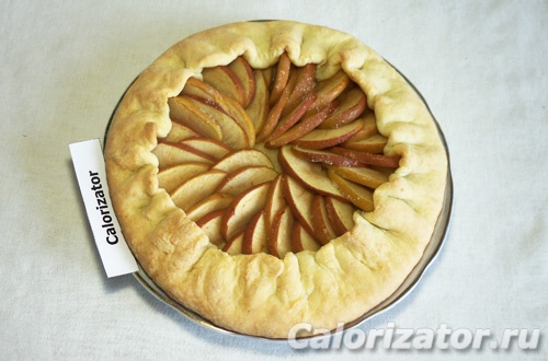 Творожная галета с яблоками Творожная галета с яблоками