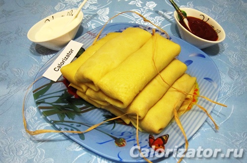Блинчики с мясом Сытные Блинчики с мясом Сытные