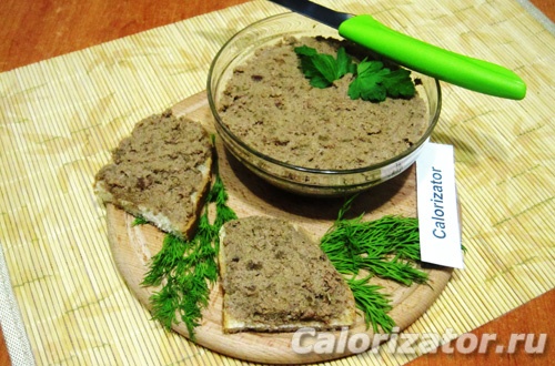 Паштет из куриной печени в мультиварке Паштет из куриной печени в мультиварке