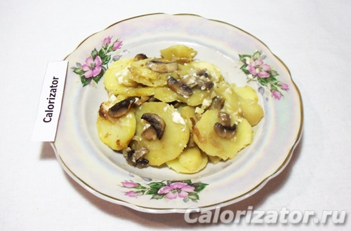 Картофель с грибами в духовке Картофель с грибами в духовке