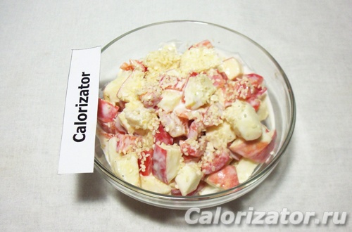 Салат из перца с яблоком Салат из перца с яблоком