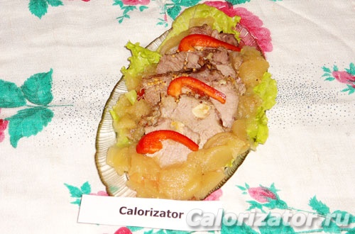 Буженина с яблоками Буженина с яблоками