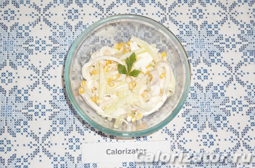 Салат с кальмарами Салат с кальмарами