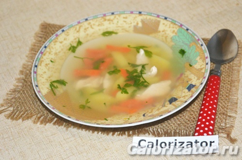 Легкий куриный суп Легкий куриный суп