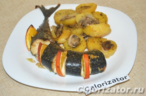 Скумбрия с картошкой в духовке Скумбрия с картошкой в духовке