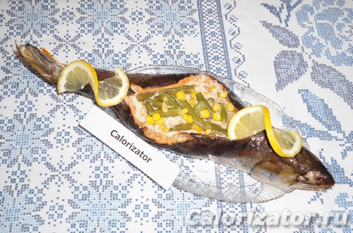 Голец фаршированный овощами Голец фаршированный овощами