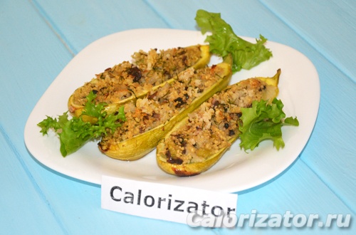 Кабачки с кус-кусом и грибами Кабачки с кус-кусом и грибами