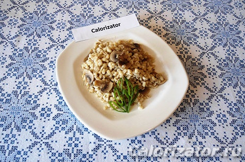 Каша перловая с грибами Каша перловая с грибами