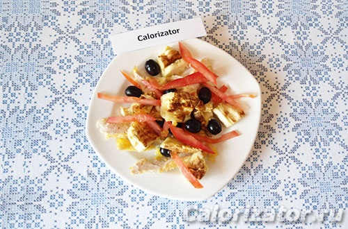 Салат из баклажана и курицы Салат из баклажана и курицы