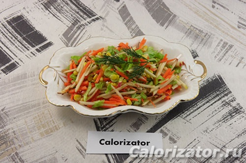 Салат с морковью и кукурузой Салат с морковью и кукурузой