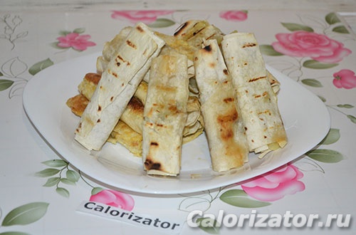 Трубочки с картофелем и грибами Трубочки с картофелем и грибами