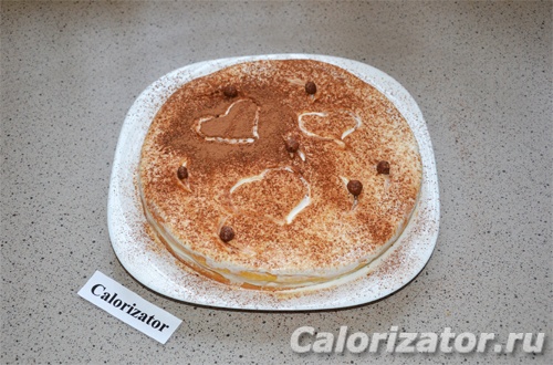 Торт со сметанным кремом и джемом Торт со сметанным кремом и джемом