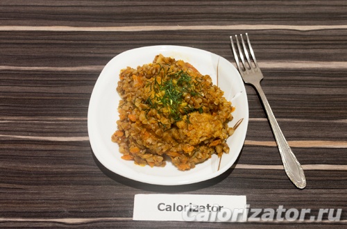 Гречневая каша с соевым мясом Гречневая каша с соевым мясом