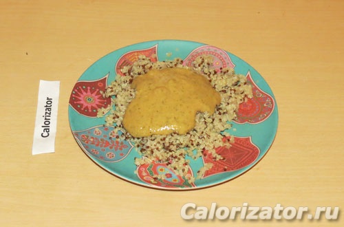 Киноа со сливочным соусом Киноа со сливочным соусом