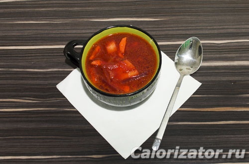 Свекольный суп с кислой капустой Свекольный суп с кислой капустой